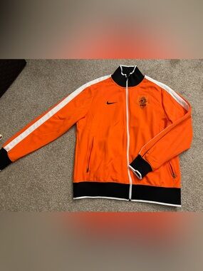 Nike Orange n98 Netherlands soccer jacket